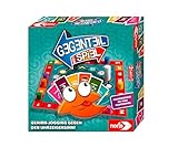 Noris 606062080 - Gegenteil Spiel (Brettspiel ab 10 Jahre) - kombinierbar mit dem Kartenspiel - verrücktes Konzentrationsspiel für Kinder und Erwachsene für 3-6 Spieler