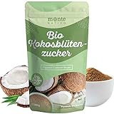 Bio Kokosblütenzucker 1kg (1000g) von Monte Nativo | Zuckerersatz - vegan, glutenfrei | Kokosblütenzucker bio: zum Backen | Kokoszucker - aus kontrolliert biologischem Anbau | Vegane Lebensmittel