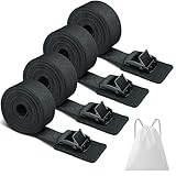 4er-Set Zurrgurte 250 kg Tragkraft 2,5 m Spanngurt, Spanngurt mit Zinklegierungschnalle, Befestigungsgurt mit Klemmverschluss, Schnellverschluss-Zurrgurte für Auto, Fahrradträger & Motorrad