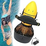 JMOUZHG Unterwasserscooter zum Tauchen, Tauchen Schwimmen Booster, Unterwasserpropeller mit doppelter Geschwindigkeit, Outdoor-Sport, Seascooter (300W)