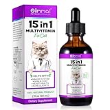 60ML 15 in 1 Multivitamin für Hunde, Vitaminpräparat für Hunde, Reich an Vitaminen, Nahrungsergänzungen Vitamine für Hunde Unterstützung für Gelenke, Immunsystem, Haut