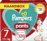 Pampers Baby Dry Pants 7 – 3 x 40 Stück – 17+ kg – Vorteilspack