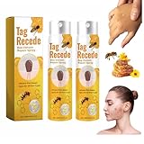 Tag Recede Bienengift Spray zur Entfernung von Hautflecken Treatment Spray Gegen Warzen 20 ml Bee Venom Behandlungsspray zur Entfernung von Bienengiftwarzen Anhängseln für Arm Taille Füße Bein