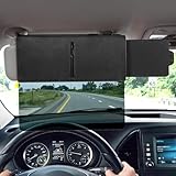 Auto Sonnenblende Verlängerung, Frontscheiben Sonnenblendenschutz Blendschutz und UV-Schutz Polarisierte Sonnenblende für Auto SUV LKW