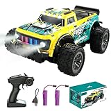 Cokvok Ferngesteuertes Auto, RC Auto 1:20 RC Buggy, 20KM/H 2,4GHz All-Terrain Fernbedienung Offroad Spielzeugauto mit 2 Akku, Ferngesteuerter Monstertruck für Kinder