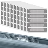 NOPKESV 100-teiliges Fliegennetz-Reparaturset, Insektennetz-Reparaturset, Klettverschluss, selbstklebender Insektenschutz, Fenster-Moskitonetz (Grau),Moskitonetz, Fliegengitter