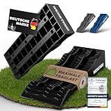 WERKTHOR Auffahrkeile für Wohnmobil - [2er Set] Hochbelastbare Auffahrkeile für maximalen Halt [