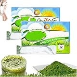 SBG Gerstengras, Gerstengraspulver, 100% reines und organisches Sbg Gerstengras-Saftpulver, Bio Gerstengrassaftpulver, Steigern Sie Ihre Gesundheit auf natürliche Weise (2 Box)