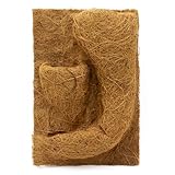 Kokosfaserrückwand mit Pflanztasche zur dekorativen Gestaltung von Terrarien (20x30 cm)