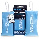 Freshner Schuhdeo gegen Fußgeruch und Schweißfüße | Geruchsentferner und hinterlässt einen frischen Duft | Für Arbeitsschuhe, Sport-Schuhe und Sneaker