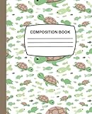 Turtle Composition Notebook: For Drawing And Writing, 120 Pages, 7.5” x 9.25” , Perfect For School, Unique Design