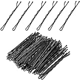 Haarnadeln Bobby pins Haarnadeln Metal Hair pin Girls Hair Accessories Bun Pins 50Pcs Ideal für alle Haartypen (Straight-Black)