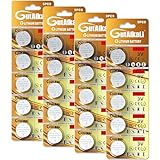 GutAlkaLi 20 Stück CR2032 3V Batterien CR 2032 Knopfzelle (Lithium Knopfzellen - 3 Volt im 20-er Pack)