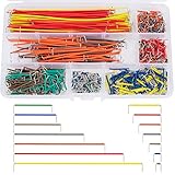 QIMEI-SHOP Jumper Kabel Kit Breadboard Jumper Wires Male zu Male 14 Verschiedene Längen Sortiert mit Kunststoffbox 560 Stück