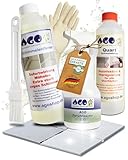AGO Set 4-teilig Schimmelentferner & Schimmelstop je 500ml/ hochkonzentriertes Anti Schimmel Mittel mit Pinsel & Sprühflasche – stärker als herkömmliche Schimmel Entferner