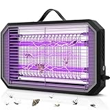 Insektenvernichter Elektrisch, 4200V Starke Mücken- und Fliegenfalle, Wandmontierter Mückenlampe mit Kabel Insektenlampe Elektrische Mückenfalle Fliegenfänger Insektenfalle für Innen Außen