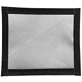 TOPBATHY Flammhemmender Schutzring für Zeltofen Kaminrohr Verstellbarer Hitzebeständiger Herdschutz mit Starker Klettbefestigung Zuschneidbar für Campingkocher und Holzofen Sicherer Schutz