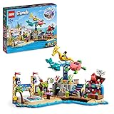 LEGO Friends Strand-Erlebnispark, Kirmes-Set mit Technic-Elementen, Delfin, Schildkröte & Seepferdchen Karussell, technisches Bau-Spielzeug für Kinder ab 12 Jahren, Geschenk für Jungen & Mädchen 41737