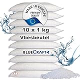 Bluecraft - 10x 1kg Luft-Entfeuchter Granulat Nachfüllpack im Vliesbeutel Raumentfeuchter ohne Strom Feuchtigkeitskiller