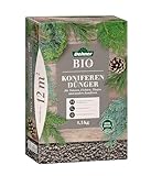 Dehner Bio Koniferendünger, hochwertiger Dünger für Nadelgehölze, organischer NPK-Dünger, mit Spurennährstoffen, ökologisch wertvoll, natürliche Langzeitwirkung, 1.5 kg, für ca. 12 qm