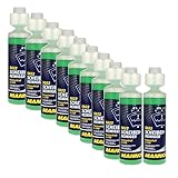 10x SCHEIBEN GLAS REINIGER KONZENTRAT 1:100 KLARSICHT ZU 250ml