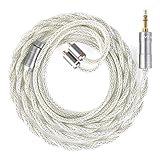 KBEAR IEM Kabel, Hi-Fi Upgrade Kabel für In-Ear-Monitor Kopfhörer, MMCX und 3,5 mm Stecker, 173-Kern Hybrid Silber-Kupfer Geflecht, kompatibel mit Shu-re SE215 SE535 Wes-tone UM Pro