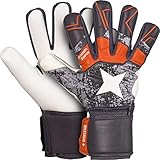 Derbystar Goalie Torwarthandschuhe Grau Orange 7