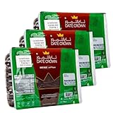 Date Crown - 3er Pack Typisch orientalische Dattel Paste 1000 Gramm - Dattelpaste hergestellt aus 100% Datteln ideal zum Kochen und Backen