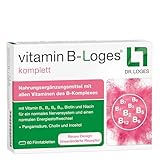 vitamin B-Loges® komplett - 60 Filmtabletten - Nahrungsergänzungsmittel mit allen Vitaminen des B-Komplexes