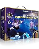 Japace Zauberkasten & Experimentierkasten für Kinder, 8 Zaubertricks & 69 Experimente STEM Chemie Sets, Weihnachten Geburtstag Geschenk Wissenschaft Spielzeug für Jungen & Mädchen