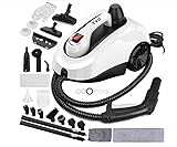 TVD Dampfreiniger, polsterreiniger gerät, Dampfreiniger mit 5 m extra langem Netzkabel für Bodendampfer, Ofen, Teppich, Sofa, Polster, Badezimmer