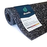 diconfa Bautenschutzmatte BREITE 700mm 70cm - WÄHLBAR - DICKE: 3mm bis 15mm - LÄNGE: 0,05m bis 10m - Auswahl: 0,4m (40cm) lang, 4mm stark - Gummimatte Meterware Gummigranulat Gummiregenerat