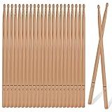 BAIFULAI 5A 12 Paar Drumsticks, Anti-Schimmel Klassische Trommelstöcke mit Holz, Robuste Eiche Sticks Drumsticks, für Erwachsene, Kinder und Anfänger, für Jazz Drum Elektronische Drums