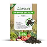 BodenLiebe - Universal-BIO-Pflanzendünger - nachhaltiges Wachstum - langzeitwirkend [100% natürlich – ohne Chemie] - Granulat - klimafreundlich - für Obst, Gemüse, Blumen, Sträucher (2,5 kg)
