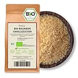 Kamelur Bio Bourbon Vanillezucker - 250g - aus echter Vanille und Rohrohrzucker in Bio-Qualität - Vanille Zucker BIO ohne Aroma-Zusatz