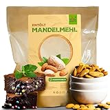 Mandelmehl entölt 1 kg, glutenfrei 100% natürliches mandelmehl entölt low carb