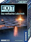 KOSMOS 682026 EXIT - Das Spiel - Das verfluchte Labyrinth, Level: Einsteiger, Escape Room Spiel, EXIT Game für 1 bis 4 Spieler ab 10 Jahre, EIN einmaliges Gesellschaftsspiel