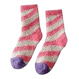 Haussocken für Herren, bequem, gemütlich, Hüttensocken, warme Haussocken, Weihnachtssocken, C, Einheitsgröße