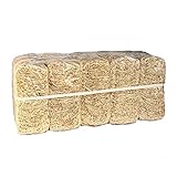 FVLFIL 10kg Holzwolle unbehandelt PEFC Zertifiziert * sehr hell * Polsterwolle * Füllstoff * Füllmaterial * aus Deutschem Wald - von unipak