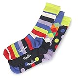 Happy Socks 3er Pack Sonderangebot Gemusterte Lustige Socken Geschenkbox Baumwolle für Damen & Herren, 41-46