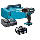 Makita DHP482RT1J Schlagbohrmaschine, 18 V, LXT (1 x 5,0 Ah) in Makpac