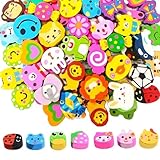 30 Stück Radiergummi Lustig Tiere Set für Süße Bürobedarf Radiergummi Bunt für Bleistift Radierer Geschenke Klasse Belohnungen Random Style