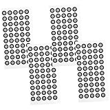 Healifty 1 Satz Laserreflektierende Markierungspunkte 3d-scan-referenzpunkte Marker Für Diffuse Reflexion 3d-scannen Von Reflektierenden Punkten Scannerzubehör 4 Blätter