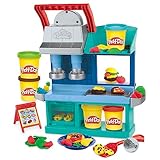 Play-Doh Kitchen Creations Play-Doh Buntes Restaurant, 2-seitiges Küchenspielset, Play-Doh Set für Mädchen und Jungen, Small