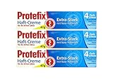 rotefix x Protecix Haftcreme für die dritten Zähne, 47 g, extra stark mit Nasshaftung 3er Pack