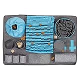 Schnüffelteppich Für Hunde - Futtermatte Futterspielzeug Für Haustiere, Sinnesanregung Spielunterlage Unterhaltung Für Welpen Große Rassen Bei Langeweile Für Zuhause