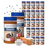 SUCOFIN Kaffeeweißer 24 x 400g leicht löslich, ideal für Kaffee/Tea, lange haltbar, perfekte für Gastro, Café, Büro, Bäckerei - 24er Vorteilspack für cremiges Genuss