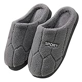 Flauschige Hausschuhe Damen, Hausschuhe für Damen Winter Warm Pantoffeln Herren - Plüschhausschuhe Bequeme Filz Slippers rutschfeste Aesthetic Filzpantoffeln Frauen Unisex 42