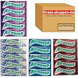 Wrigley's Airwaves Kaugummi 60 x12 = 720 Dragees = 1,08 KG - Geschmacksrichtungen: Cool Cassis, Menthol Eucalyptus, Cherry Menthol, Strong Mint - Ein Angebot von krass-shoppen-de by FISGUS®