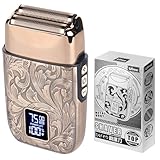 Ufree Rasierer Herren Elektrisch, Elektrorasierer Folienrasierer Herren, Elektrischer Barttrimmer Herren Trimmer, Kabellos, Wiederaufladbar, Geburtstag Männer